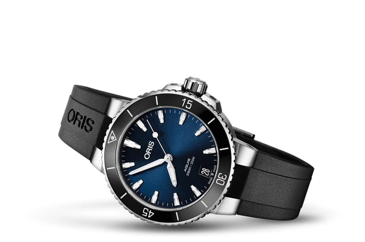 Rubber strap black - 07 4 18 64FC | Oris